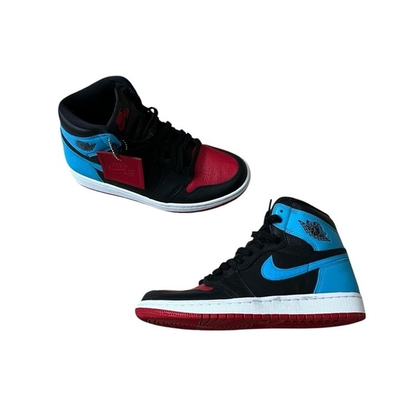 NWOB NIKE Wmns Air Jordan 1 High OG 'NC to Chi' Sz 8.5 - Picture 2 of 10